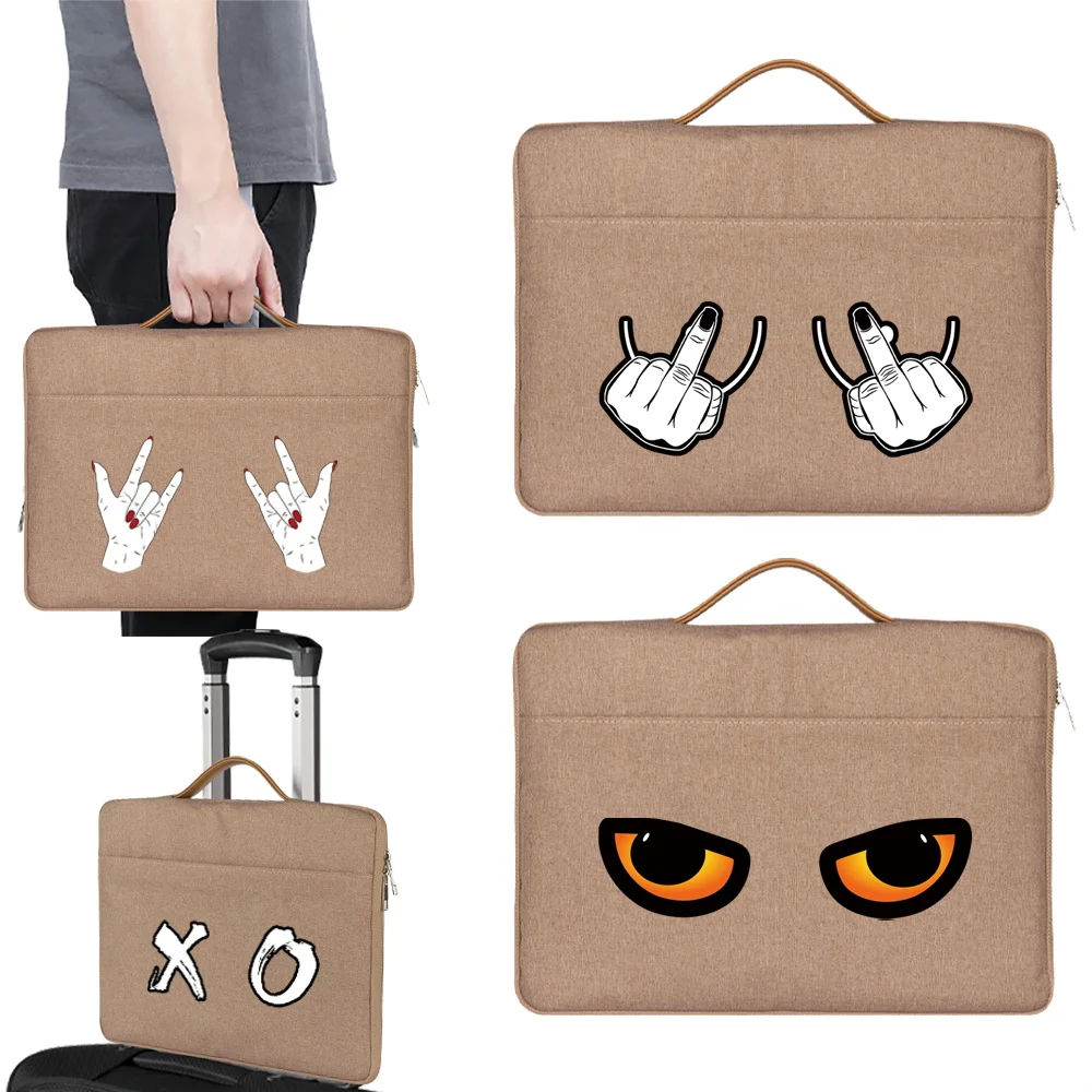 Laptop Sleeve Bag Hp Dell Asus Apple Huawei Universal Shockproof Computer Bags For 10.1 11.6 12 13.3 14 15.6 Inch Travel Handbag