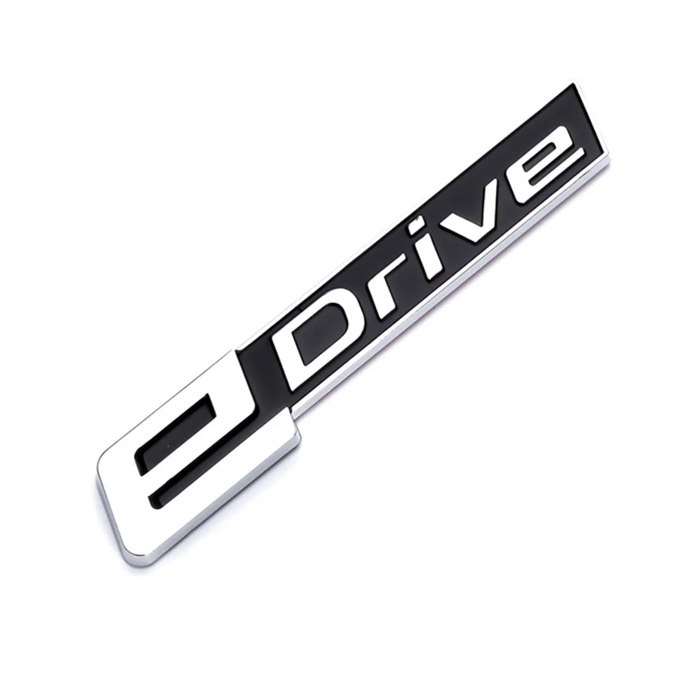 

1 шт., хромированные наклейки-эмблемы EDrive с черным логотипом, боковая крышка багажника для X1 X7 X2 X3 X4 X5 I8, автомобильные аксессуары