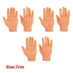 Premium Realistic Rubber Mini Finger Hands - Novelty Tricky Simulation Toy (6 hands)
