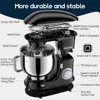 8.5QT Stand Mixer, 660W 6+P Speed Tilt-Head, Electric Kitchen Mixer With Dishwasher-Safe Dough Hook, Beater 4