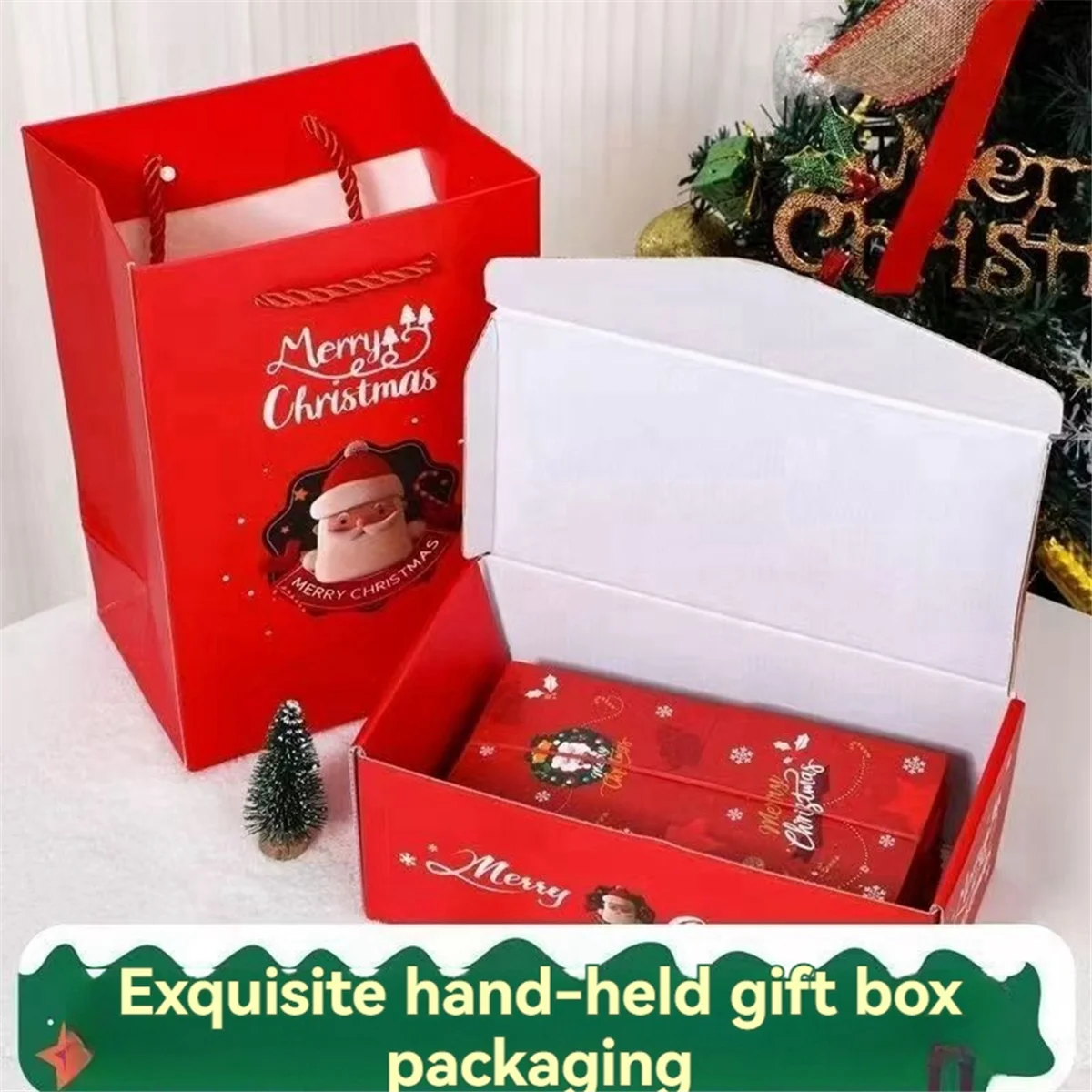 BAAU Surprise Gift Box Explosion, Merry Christmas Surprise Box Explosion Gift Box, Christmas Cash Explosion Green 20