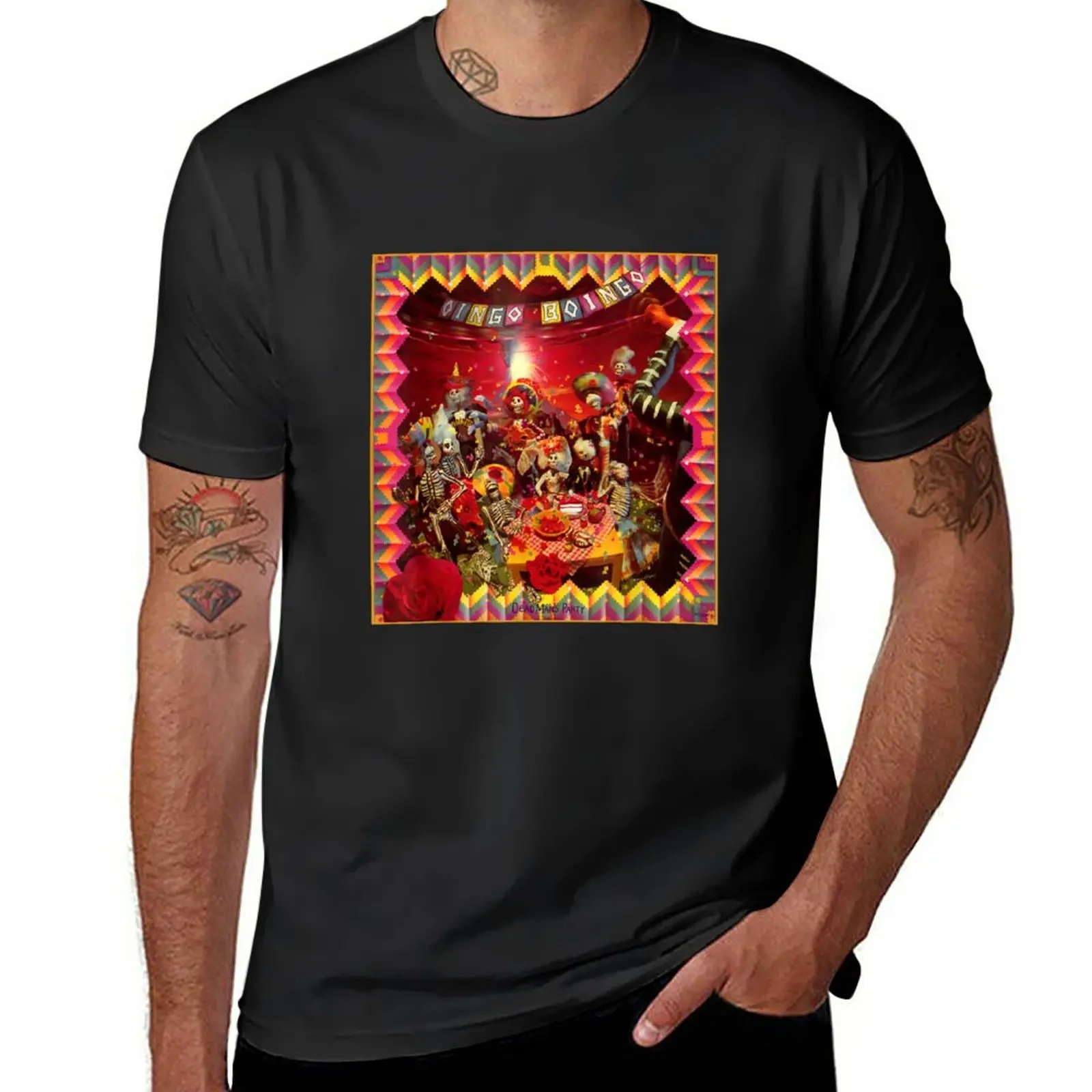 

New Oingo Boingo Dead Man's Party T-Shirt tops summer tops vintage t shirt mens t shirts