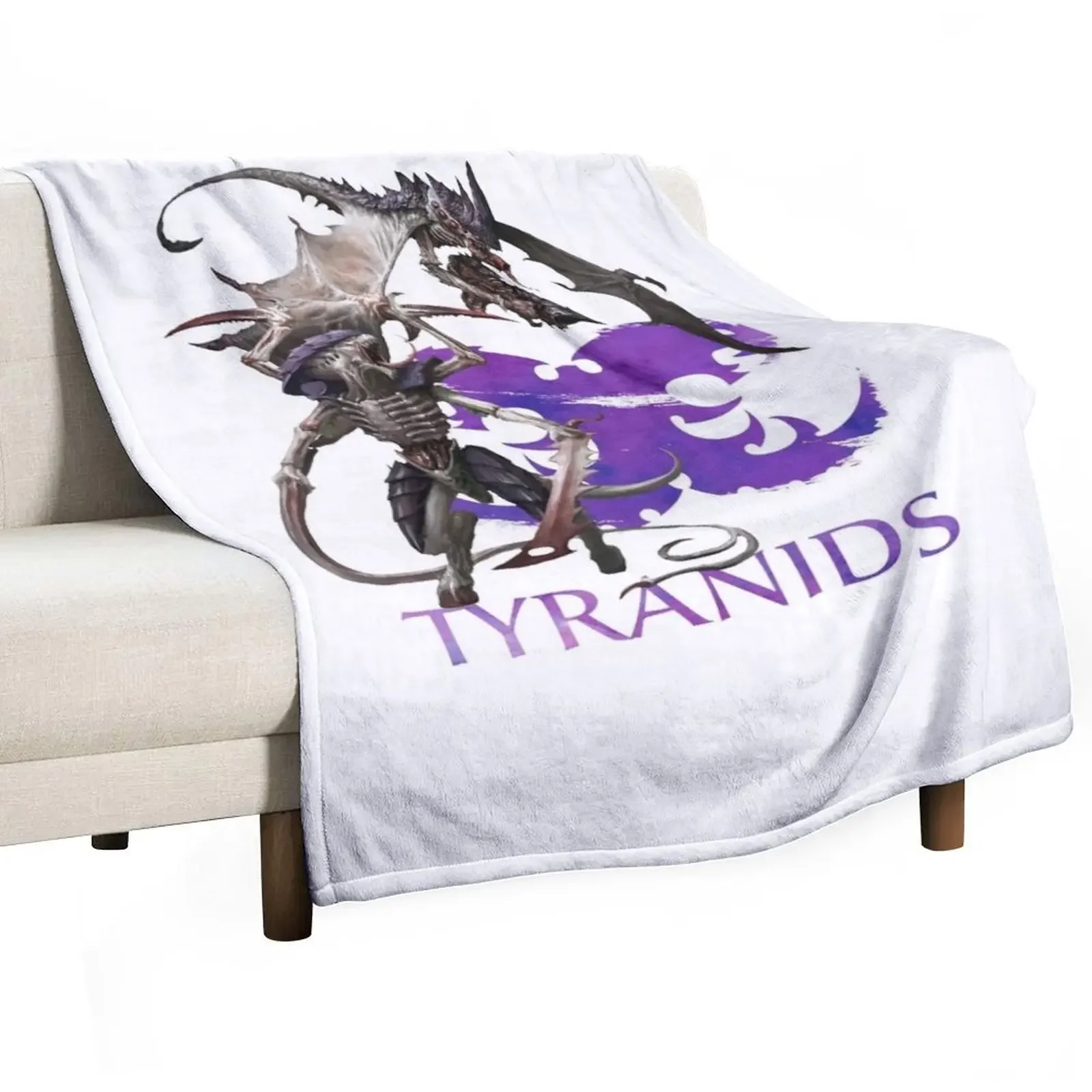 

Tyranids Throw Blanket Bed Decoratives halloween Blankets