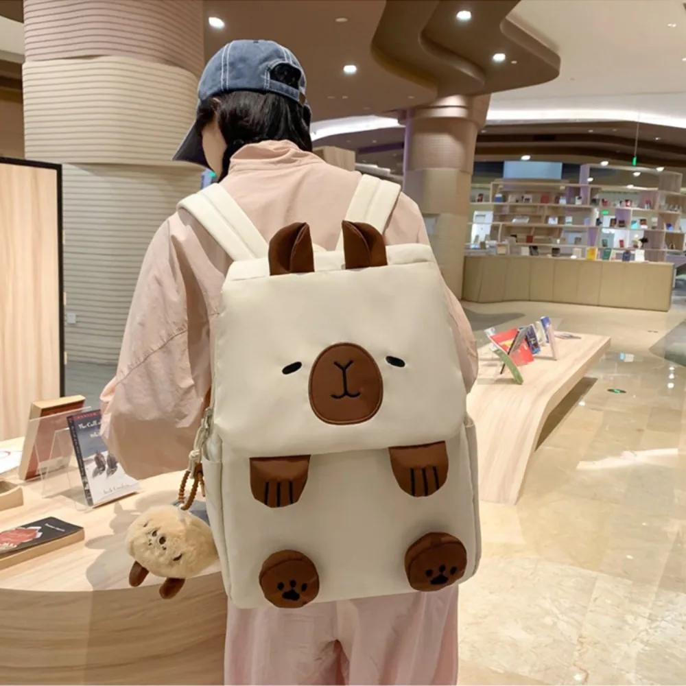 Capybara Capybara Backpack Hot Sale Kawaii Large Capacity Handbag Capibala Bag Kid 3