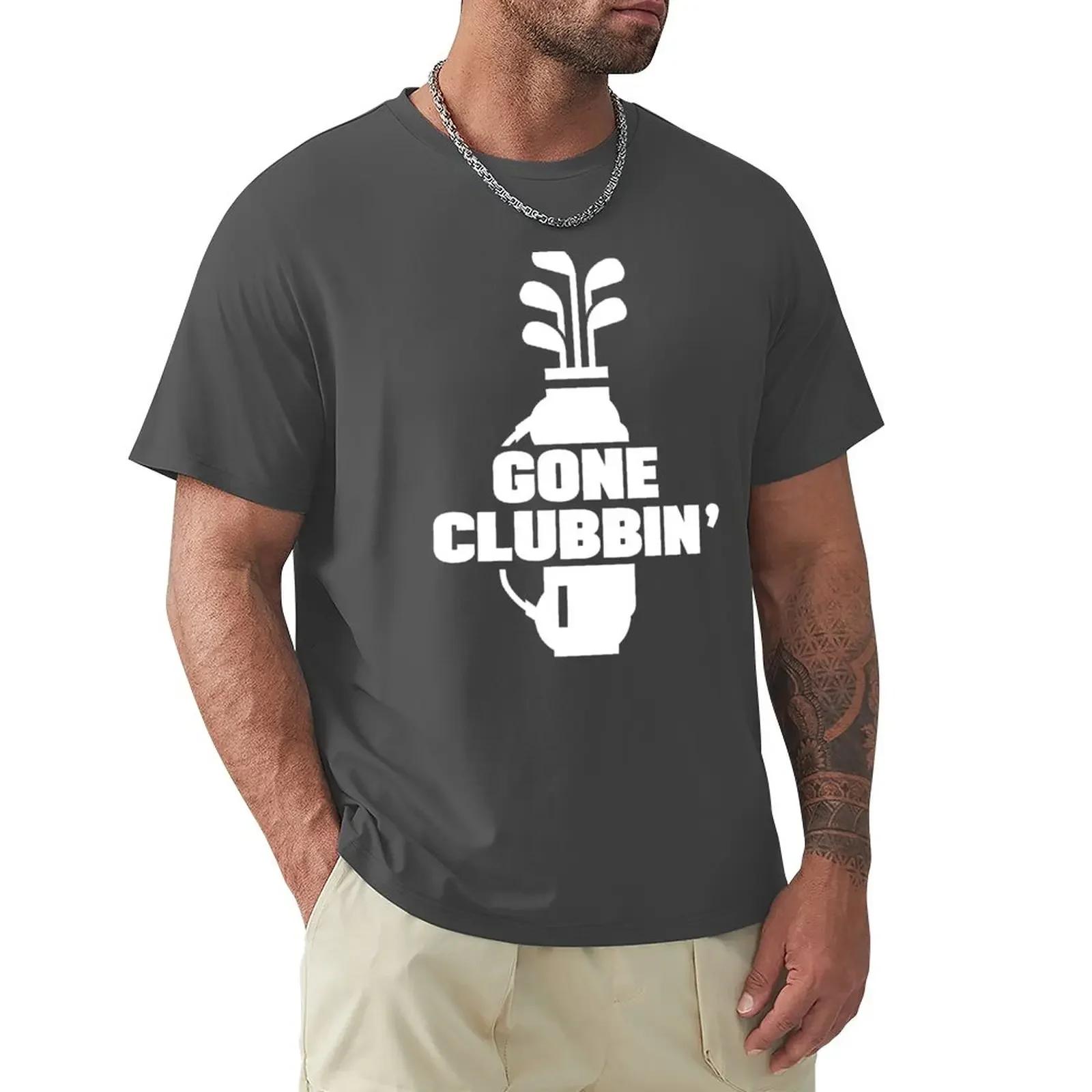 

Gone Clubbin' - Golf T-Shirt Short sleeve tee quick-drying mens t shirt graphic
