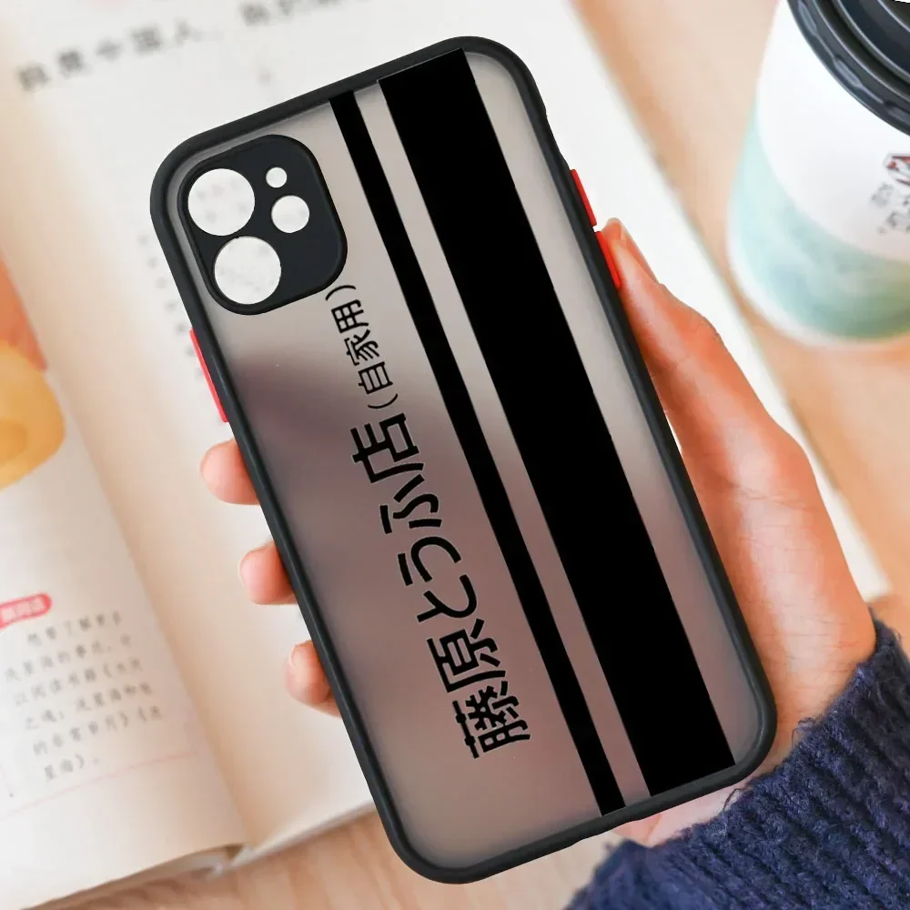 Japan Classic Comic Initial D JDM AE86 Transparent Phone Case - Hard Cover