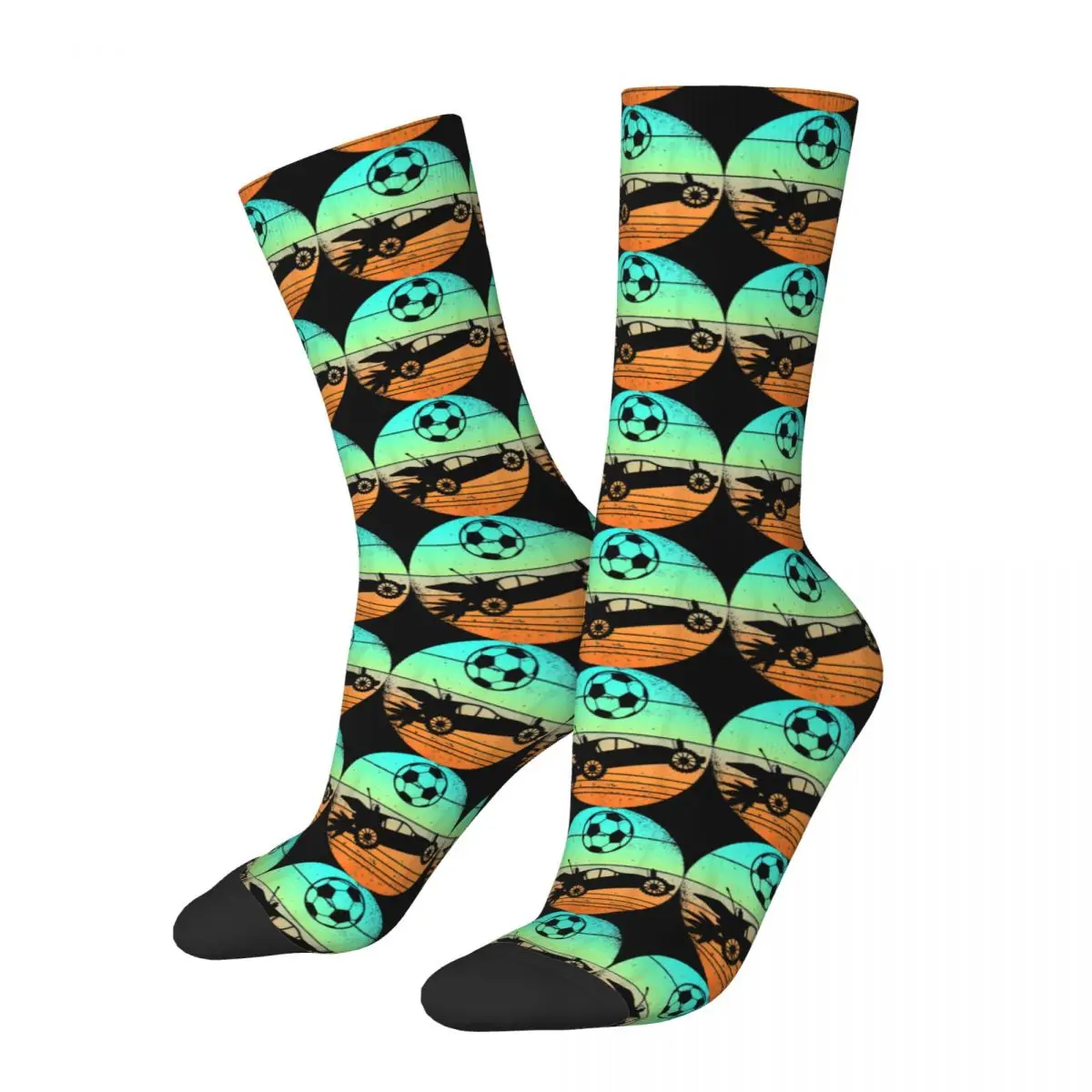 Stile Retrò Rocket Rc Soccer Car League Gamer Gift Calzini Da Uomo Rocket Cool League Street Style Novità Pattern Crew Sock