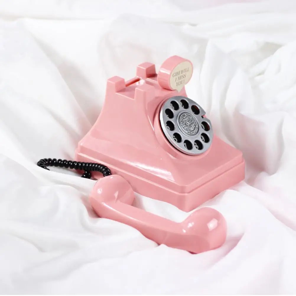 Phone Shaped Piggy Bank for Girls Saving Pot Telephone Creative Boys Money Chic 6