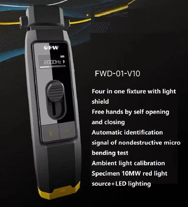 

OFW Optical Fiber Identifier Live Detector with Visual Fault Locator LED Light 700-1700nm SM MM VFL 10MW