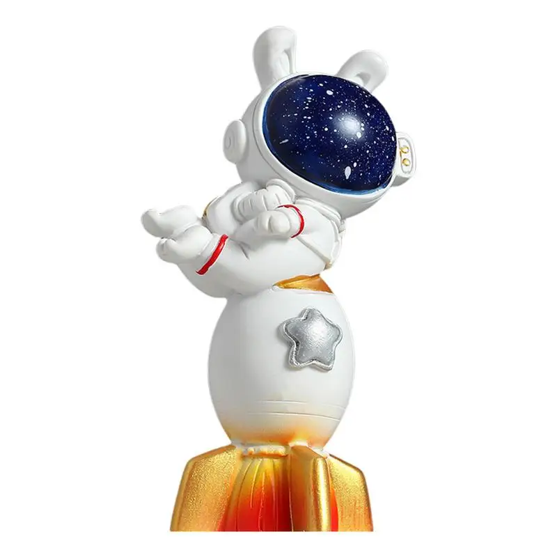 

Astronaut Statue for car Fashionable Space Cosmonaut Ornament Captivating Astronaut Charm Statue Desk Decoration Accessorie