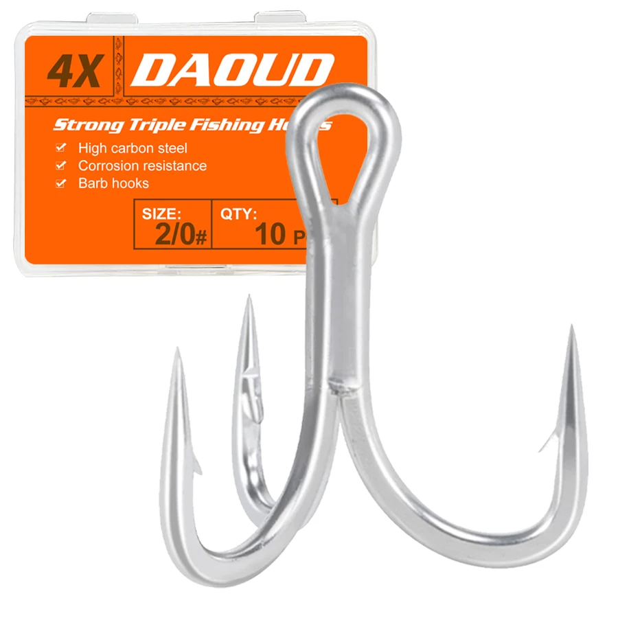 60 Ami Da Pesca In Acciaio Al Carbonio – 3 Dimensioni (4/7/8,8mm) Con Ardiglione – Per Acqua Dolce E Salata