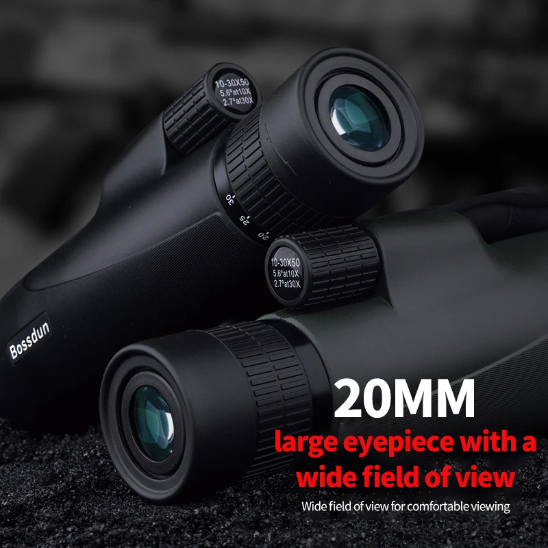 Zoom HD Telescope 10-30x50 Monocular Camping Powerful Largo Alcance With Tripod Phone Clip For Watching Bird Hunting Binoculars