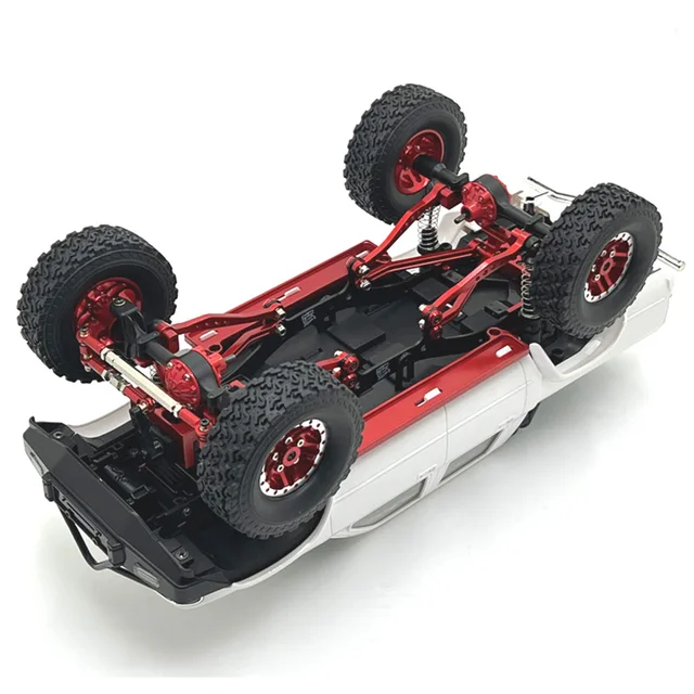 WPL C64-1カーアップグレードパーツのセット WPL C64 C64-1 Metal Front and Rear Axle Chassis Link Rod