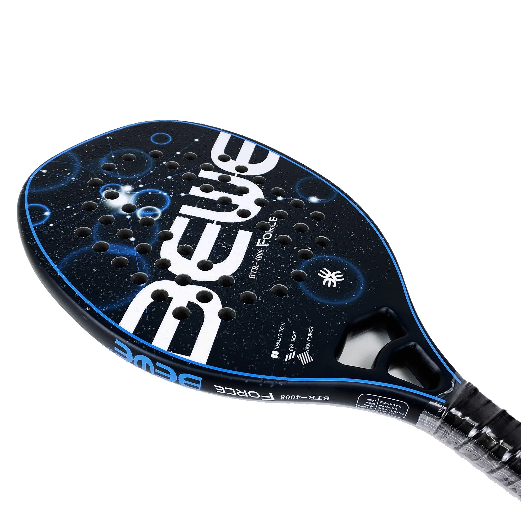 Carbon Fiberglass Beach Tennis Racket BEWE BTR-4008 FORCE