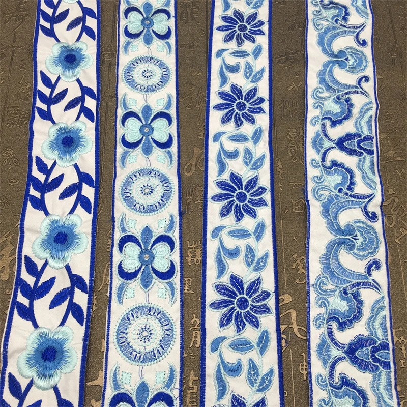 

1 Yards Embroidered Lace Trim Ribbon DIY Accessories Craft Fabric