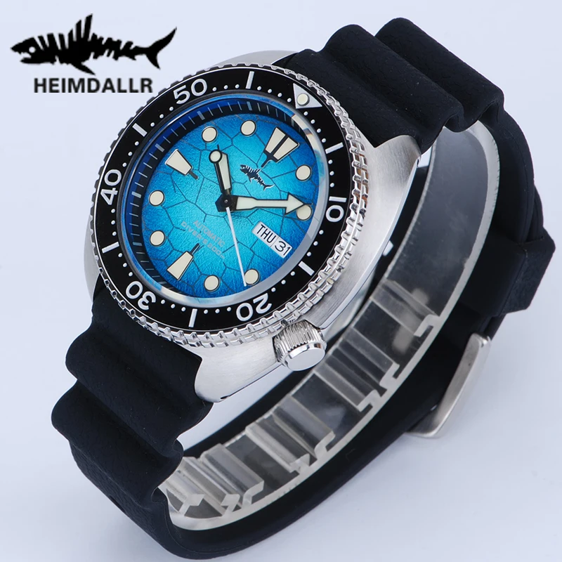 Heimdallr Watches For Men 20bar Waterproof Luminous Sapphire Crystal Nh36a Automatic Movement Vintage Men's Diving Wristwatch, Alina Gadgets