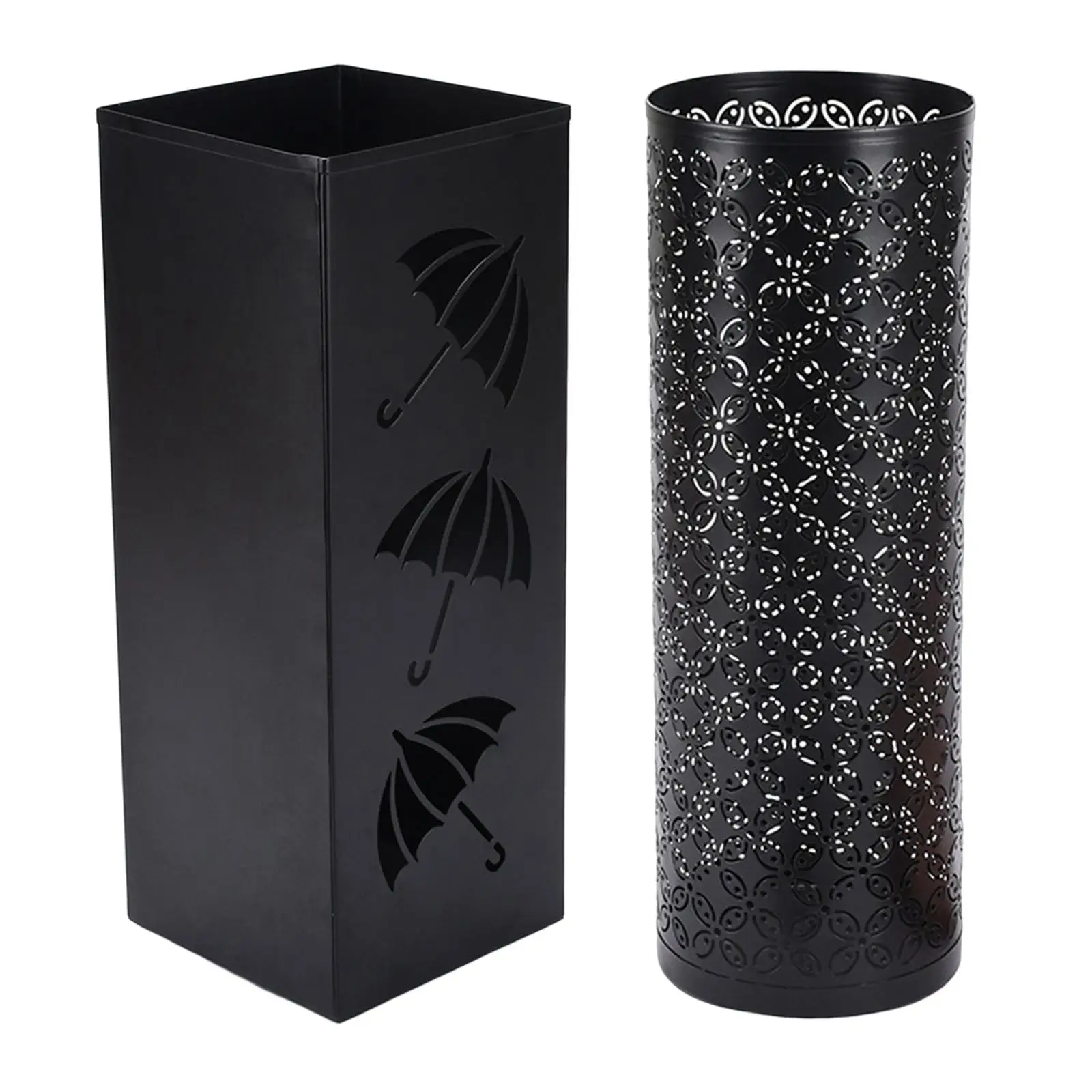 Umbrella Holder Sturdy Umbrella Storage Rack Rain Water Drip Freestanding for Household Supermarket Hotel Hallway Entryway Home