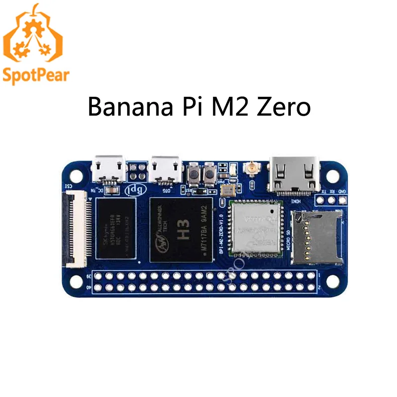 Banana pi m2 Zero-h3 Bpi-m2 Zero com Allwinner h3 Chip Compatível com Raspberry pi Tamanho Zero