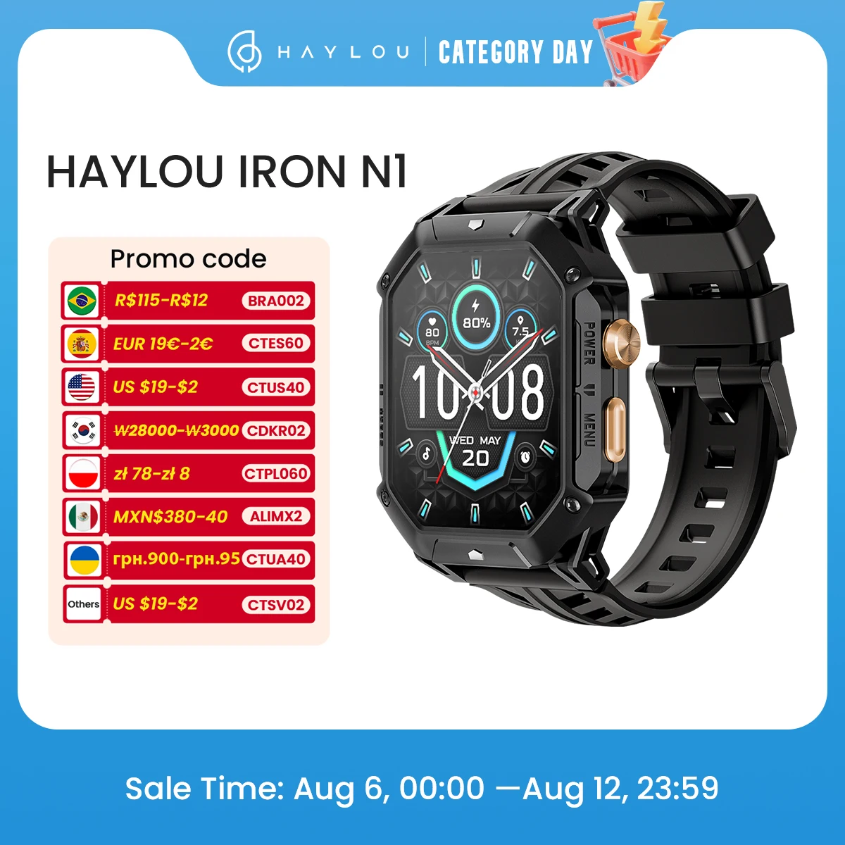 Smartwatch Bluetooth Smartwatch 120 Euro TOZO S7 Smart Watch 100+