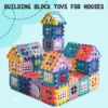 Large scale house building block simulation window design, kindergarten construction, creation of boys and girls large house bui 1