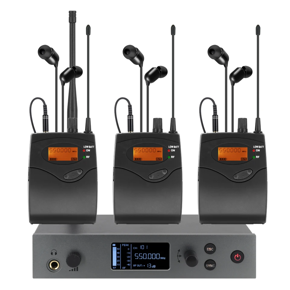 IEMG4 in ear monitoring system transmitter, receiver accessories, ultra-high frequency single channel stage monitoring system