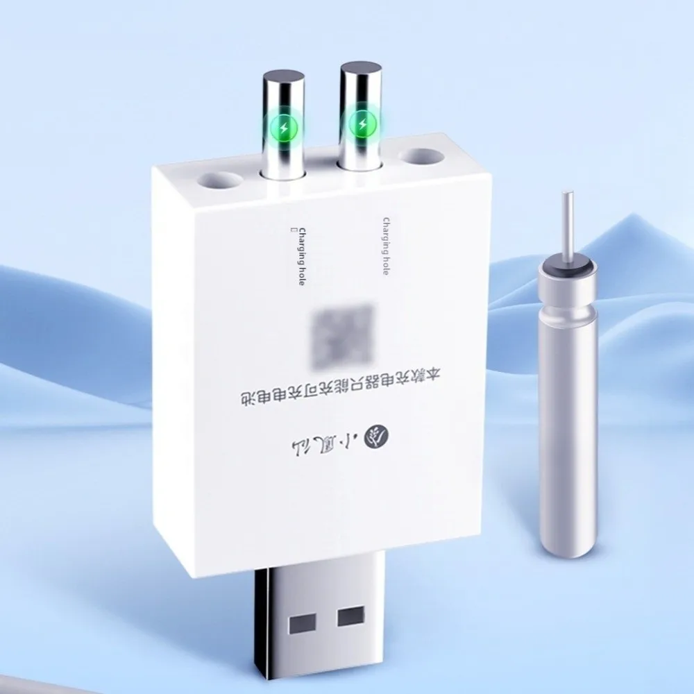 CR425/316/322 USB Charger Electric Buoy Tackle Luminous Bobber Fishing Float Battery 4 Holes Lake River