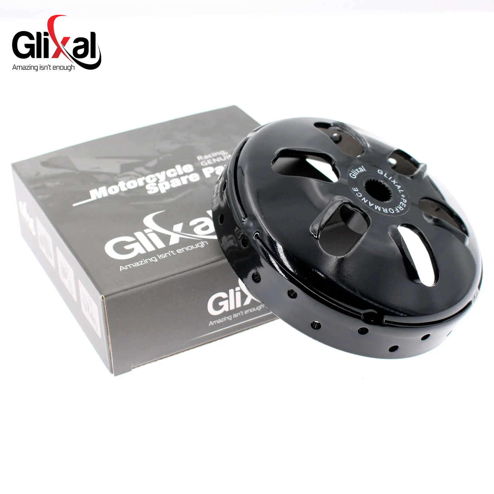Glixal GY6 49cc 50cc 80cc 100cc Высокая производительность гонки сцепление колокольчик барабан для 139QMB 139QMA 147QMD двигатель Скутер мопед ATV