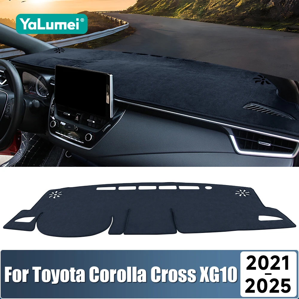 Deluxe Hybrid Car Dashboard Sun Shade Mat - Non-Slip Pad Cover Carpet Accessories