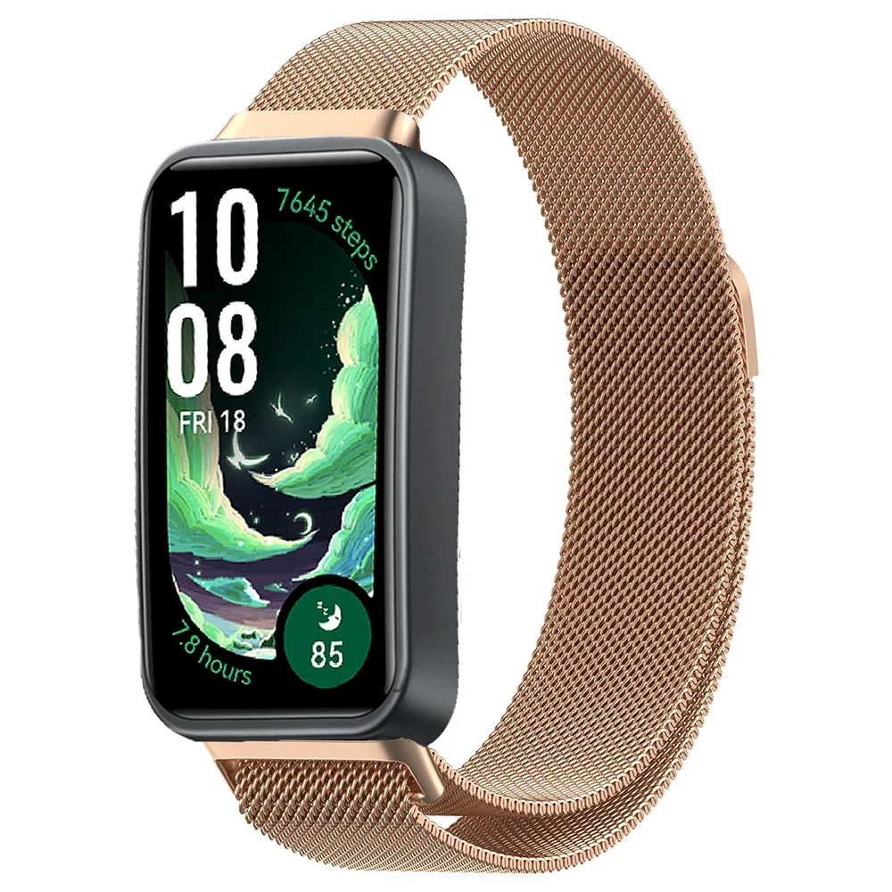 Milanese حلقة معدنية حزام لهواوي الفرقة 10 9 8 سوا...