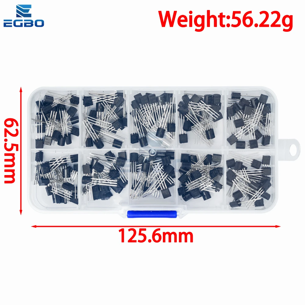 Comprehensive TO-92 Transistor Kit - 200-Piece Set