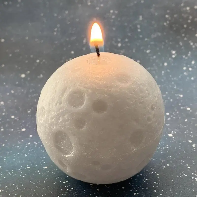 Silicone Moon Candle Mold 3D Silicone Earth Resin Clay Molds Handmade  Aromatherapy Plaster Candle Making DIY Crafts - Silicone Molds Wholesale &  Retail - Fondant, Soap, Candy, DIY Cake Molds