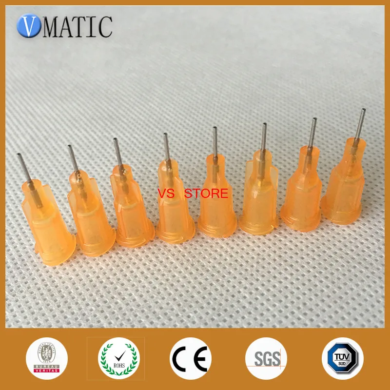 Non-Sterilized 100Pcs 23G 1/4'' Inch Glue Dispensing Needle Nozzle