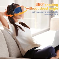 USB Eye Massager Heated Eye Shade Relieve Eye Fatiuge Remove Dark Circles Hot Eye Cover for Night Sleep Travel Office Eye Mask 4