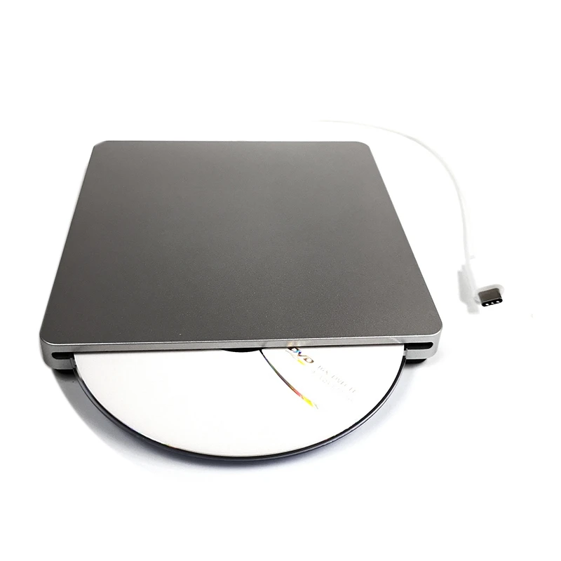 

USB-C Superdrive DVD CD Drive External Rewriter Type-C Burner Laptop DVD Drive Support Windows8/7/Vista/Mac OSX