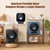 No Assembly 850W Compact Laundry Dryers with LCD Display, Stainless Steel Tub,for Apartment, Home, RVs, Easy to Use 2