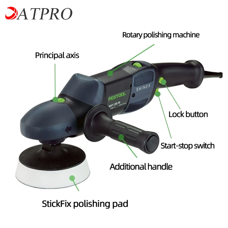 Машина для полировки и Полировки Автомобиля Festool