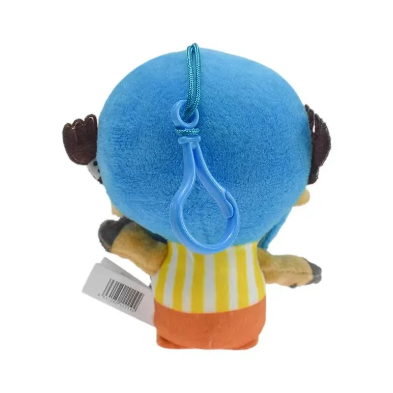 Original 12cm One Piece Anime Plush Keychain Toys Luffy Chopper Sabo Ace Law Cartoon Soft Stuffed Cute Dolls Children Xmas Gift