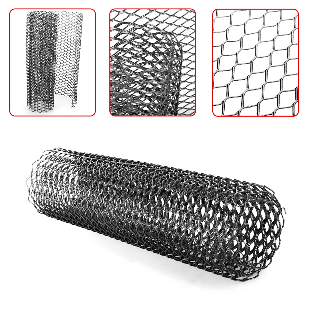 

1pcs Black Auto Hexagon Retrofit Aluminum Mesh Exterior Replacement Parts