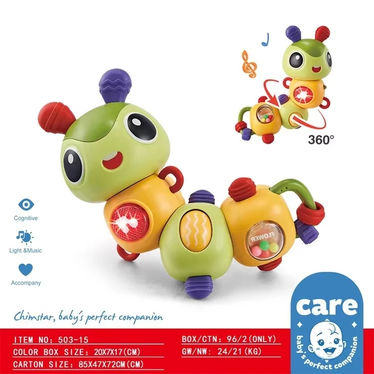 Baby Musical Sensory Toys for Babies 6-12 Months Infant Toddler Sound and Light Interactive Toy Rattles Motor Skill Toys for Kid - 3
