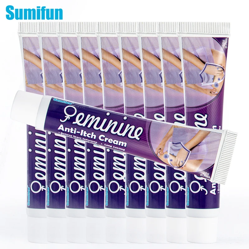 

10Pcs Women Private Itching Cream Remove Odor Eczema Dermatitis Antibacterial Fungus Anti Infection Vaginal Ointment Skin Care