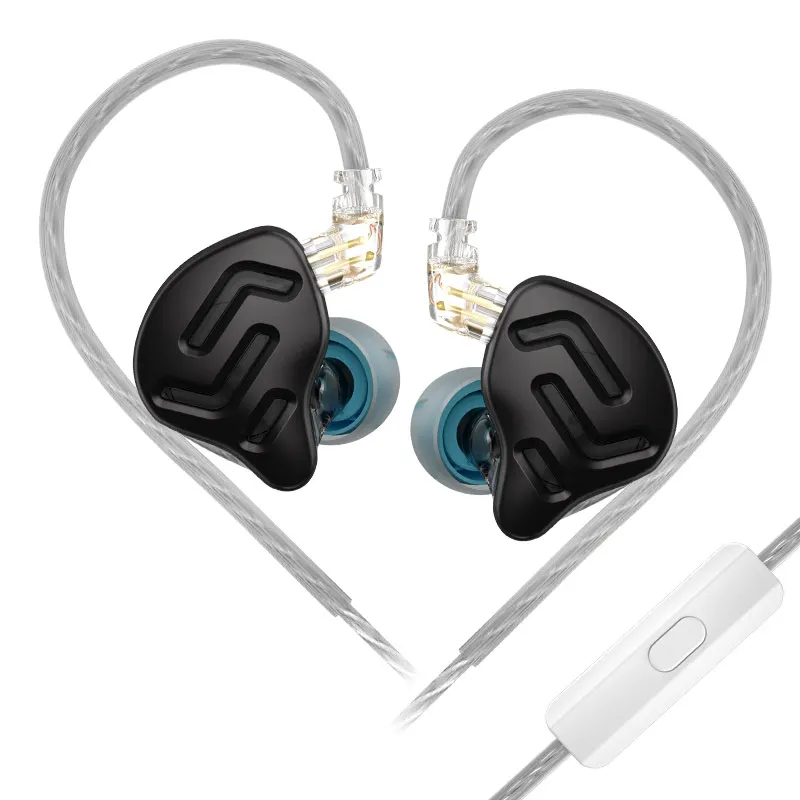KZ ZNA 12MM Dual-magnetic Cavity Dynamic In Ear Earphones HiFi Bass Monitor Earbuds Sport Headset He