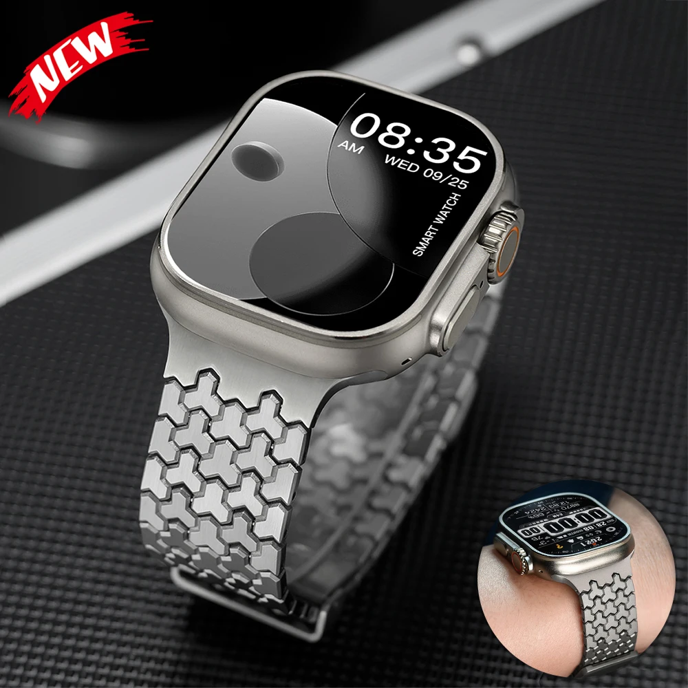Elegant Stainless Steel Magnetic Watch Band
