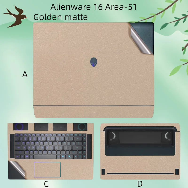 16인치 Alienware 16 Area-51 노트북 케이스 보호 필름, 컴퓨터 본체 뷰티 스티커에 적합합니다.
