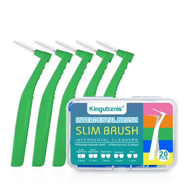 Kingubznis 20pcs Interdental Brush For Dental Orthodontics Clean