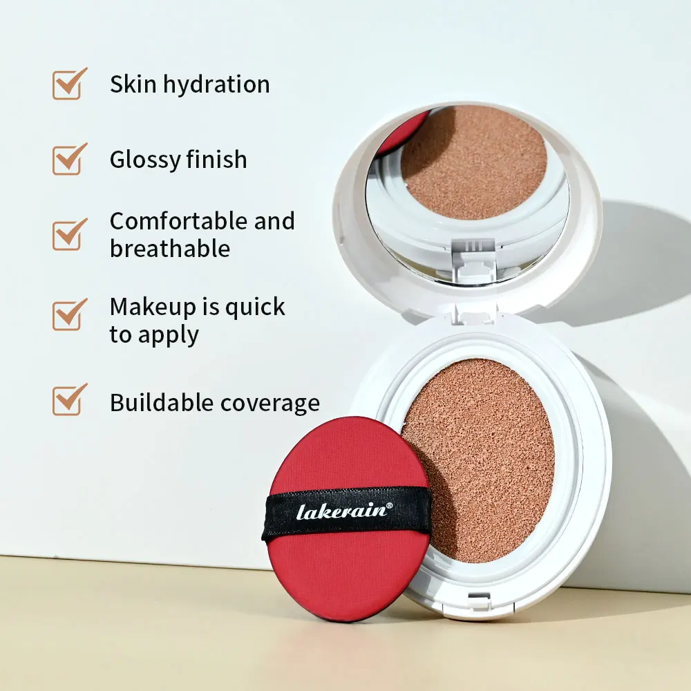 CC Cream Air Cushion Natural Moisturizing Foundation Concealer Whitening Oil-control Korean Makepu BB Cream With Cosmetics Puff