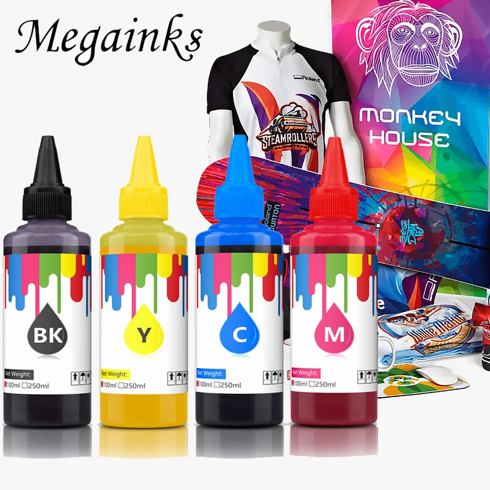 Tinta Sublimação para Impressoras 100ml Epson Et2720 Et-2760 Et4700 Et-4760 Et1500 Wf3620 Wf7610 Wf7620 Wf7710 Wf7720 F500