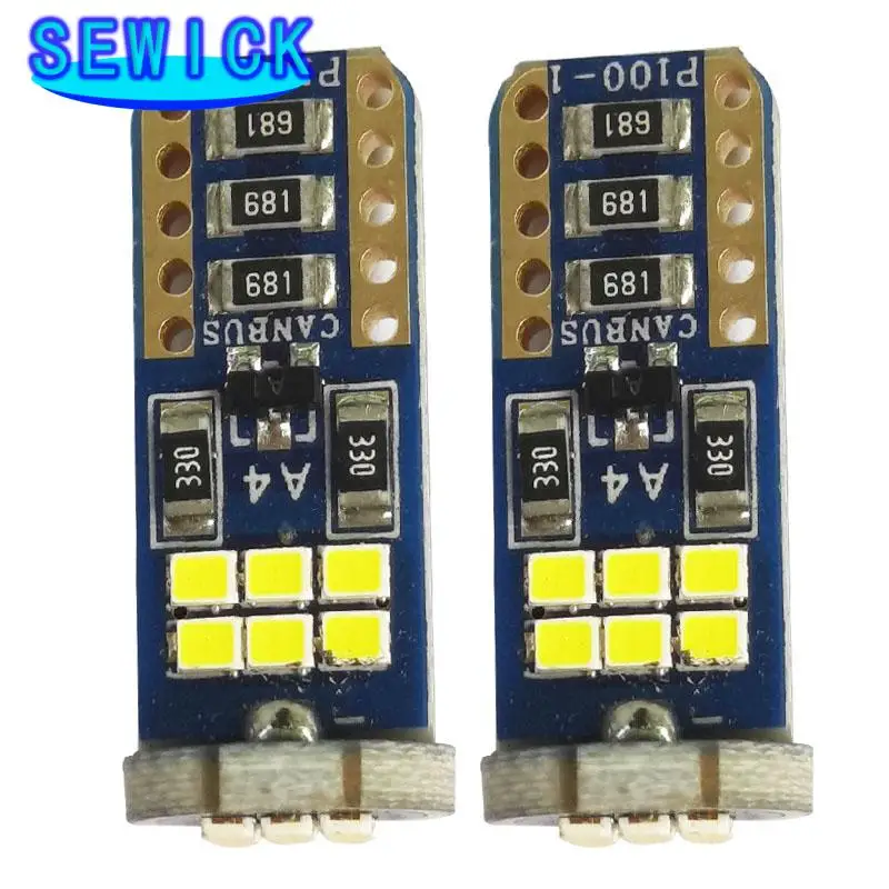 100pcs Canbus T10 Led W5W Led 18led 2016smd LED ���� ���� 194 168 �ǳ� �Ǳ� ���� ���� �÷���Ʈ ���� 6000K
