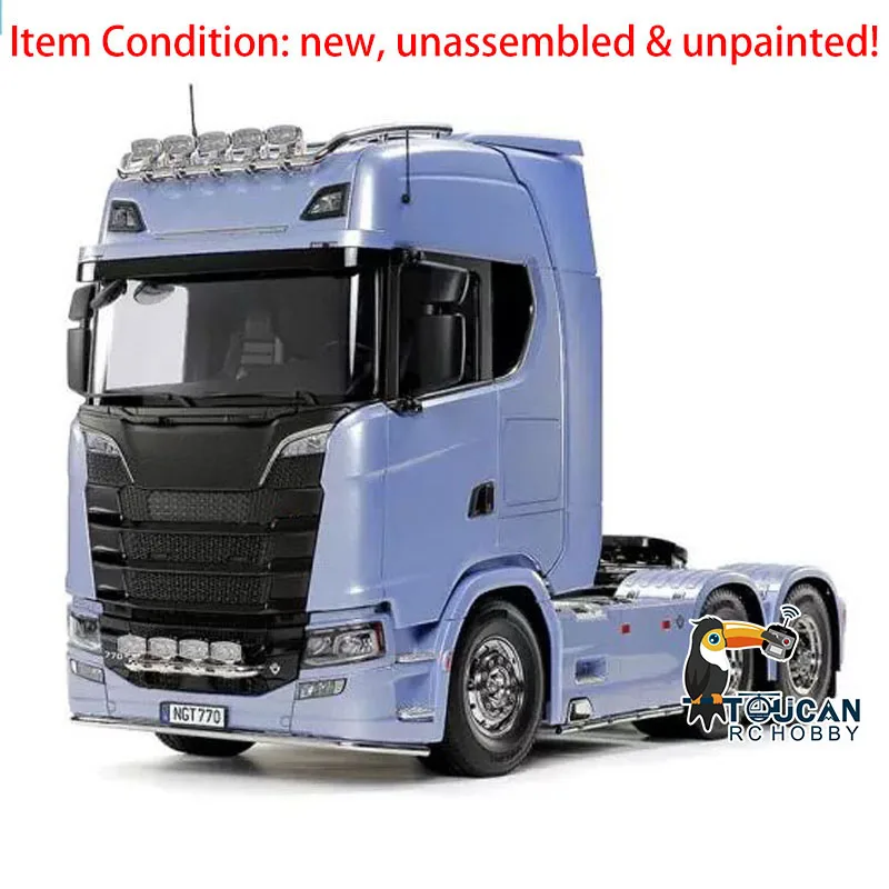 1/14 RC Tractor Truck 770S 6X4 TAMIYAYA 56368 Radio Control Engineering Vehicle Model Kit Unpainted 3-speed DIY Gift RC Toys 2