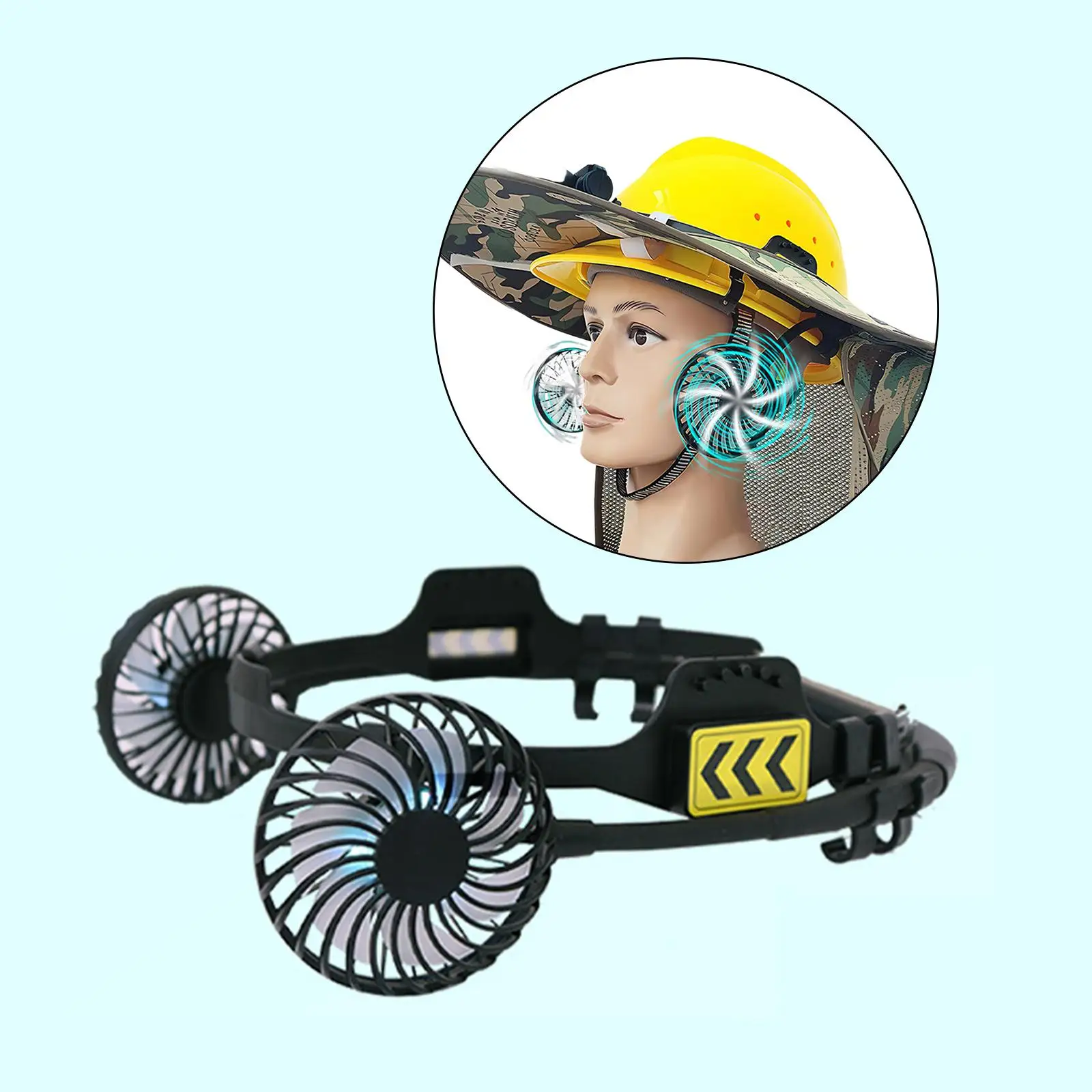 Helmets Fan Portable Fan for Helmets, Helmets Accessories Easy to Install Multipurpose Universal Adapter Hard Hat Fan Helmets Fan Portable Fan for Helmets, Helmets Accessories Easy to Install Multipurpose Universal Adapter Hard Hat Fan
