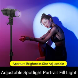 LED Photo Studio Lamp Photography Video Light Panel Lighting Kit With Tripod Stand RGB Filters For Shoot Live Streaming Youbube